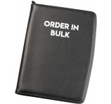 Faux Leather A4 Compendiums Logo Decorated
